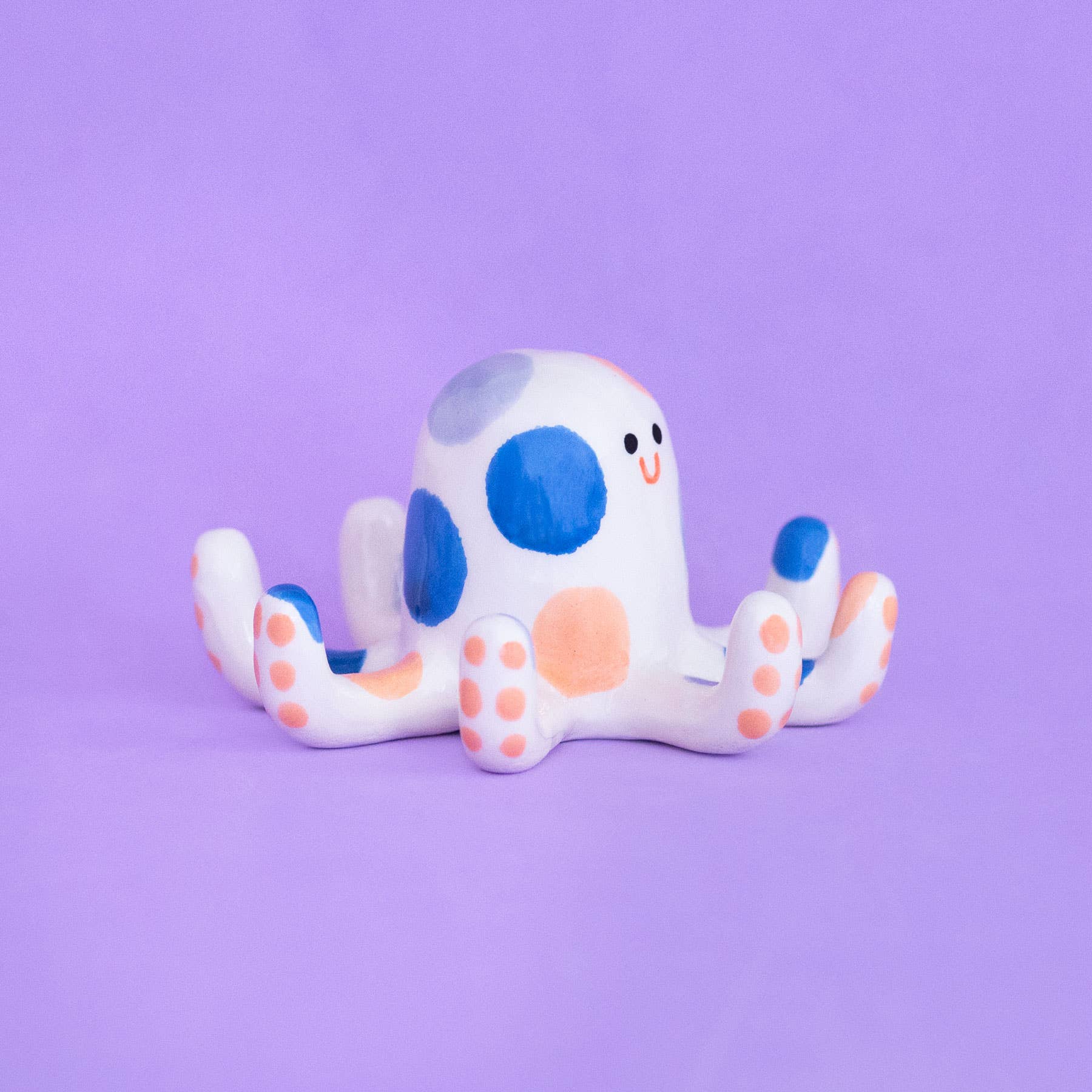 Keramikskulptur | Schmuckhalter Oktopus - Image 4