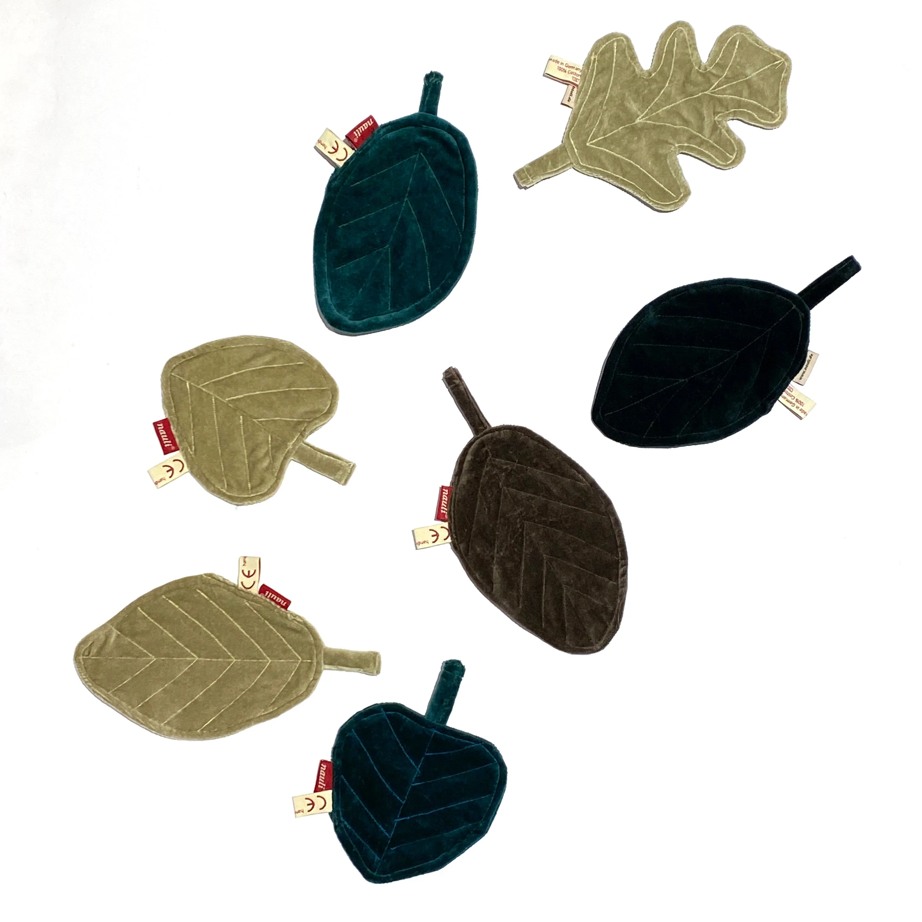 Knisterspielzeug Buchenblatt - flaschengrün - Image 3