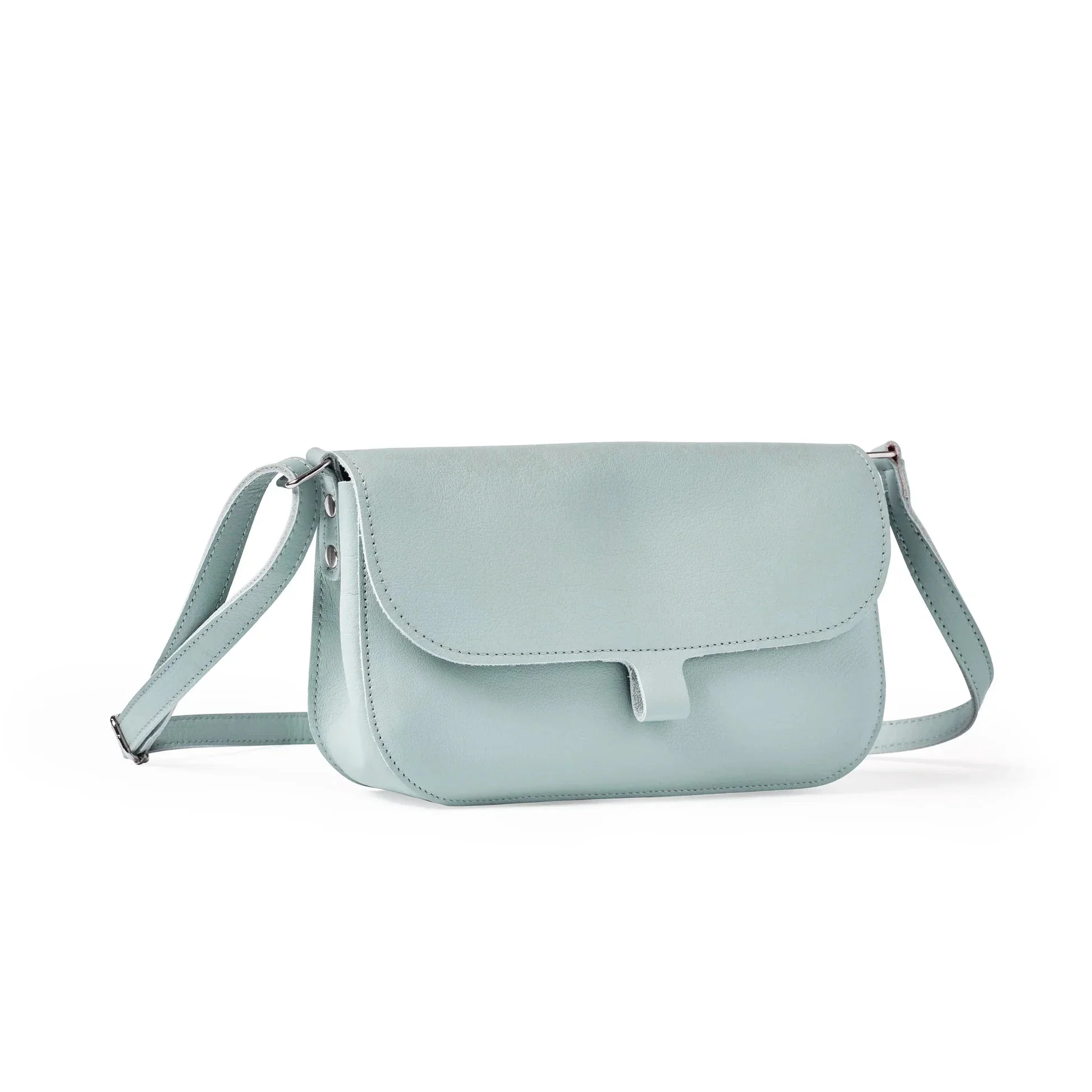 Lederhandtasche Wild Swan - dusty green hellblau - Image 3