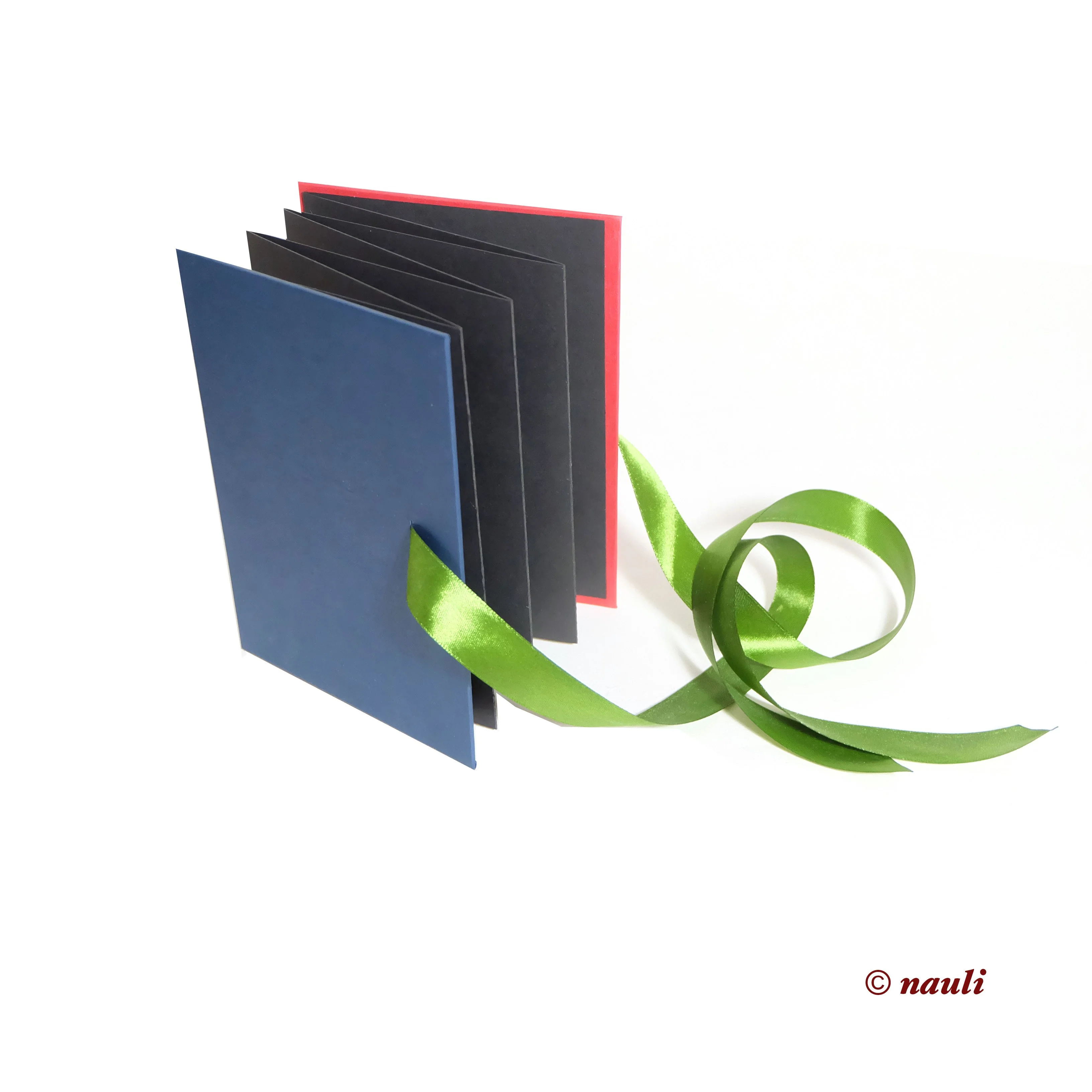 Leporello / Foto Faltbuch Blockfarben rot blau grün - Image 5