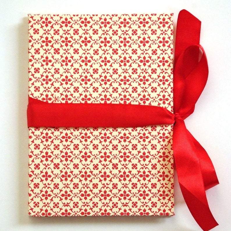 Leporello grafische Sternblumen rot - Image 5