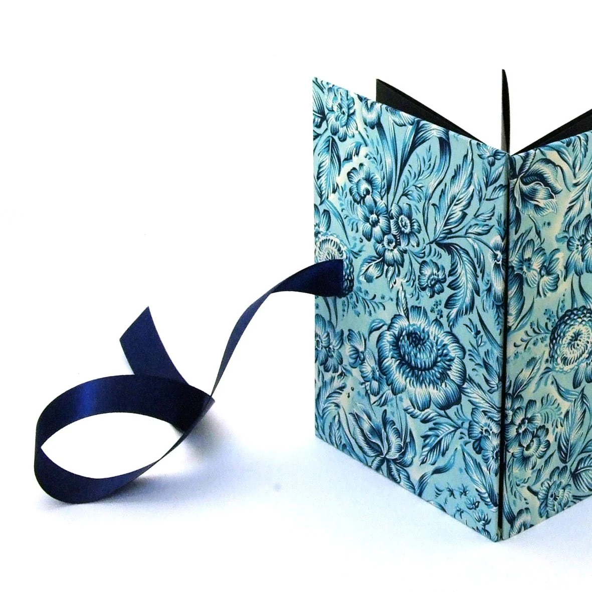 Leporello Indische Blumen blau - Image 5