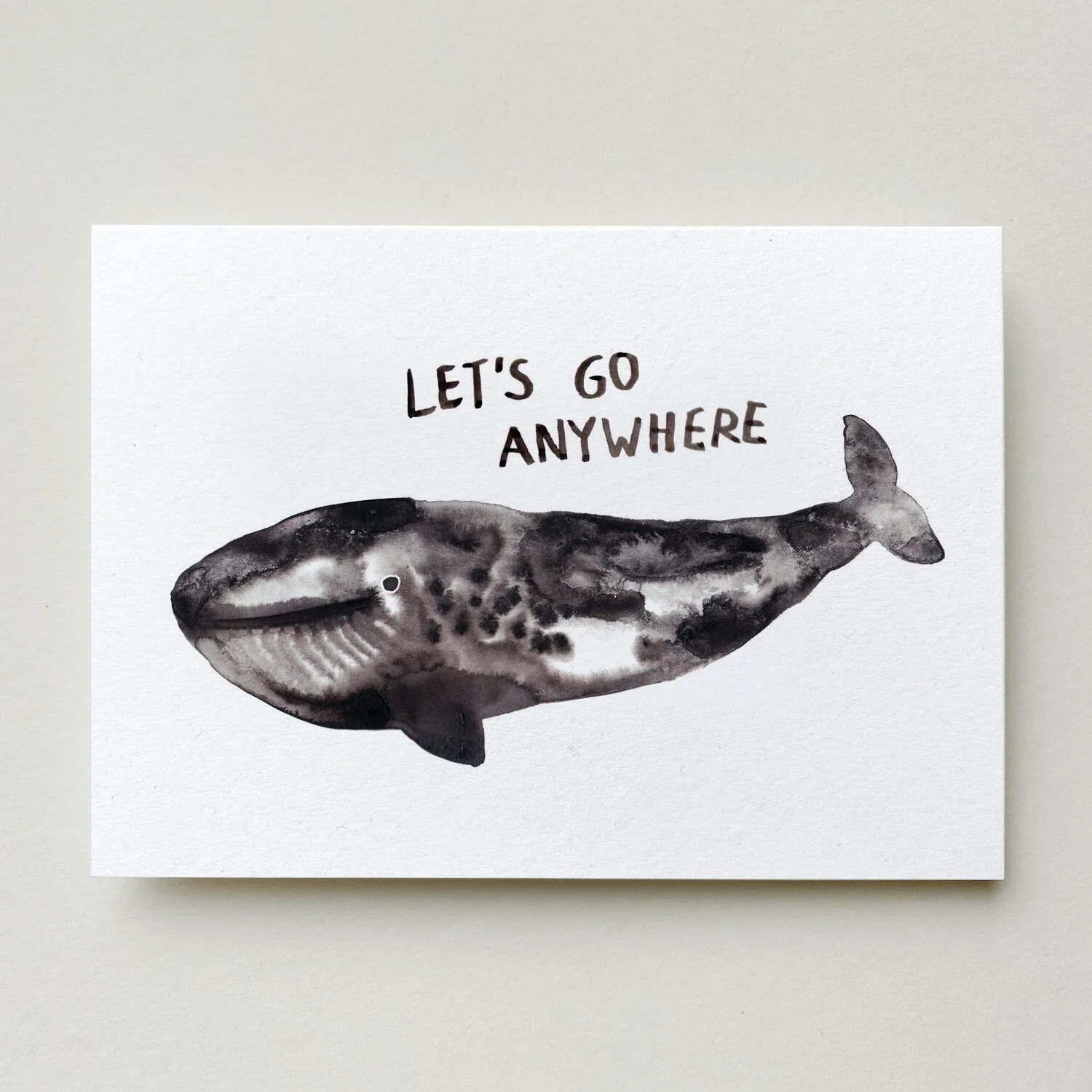 Let's go anywhere - Wal    | Grußkarte
