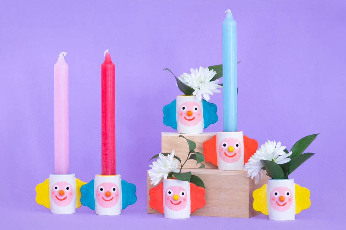 Kerzenhalter | Minivase | Clown - Image 12