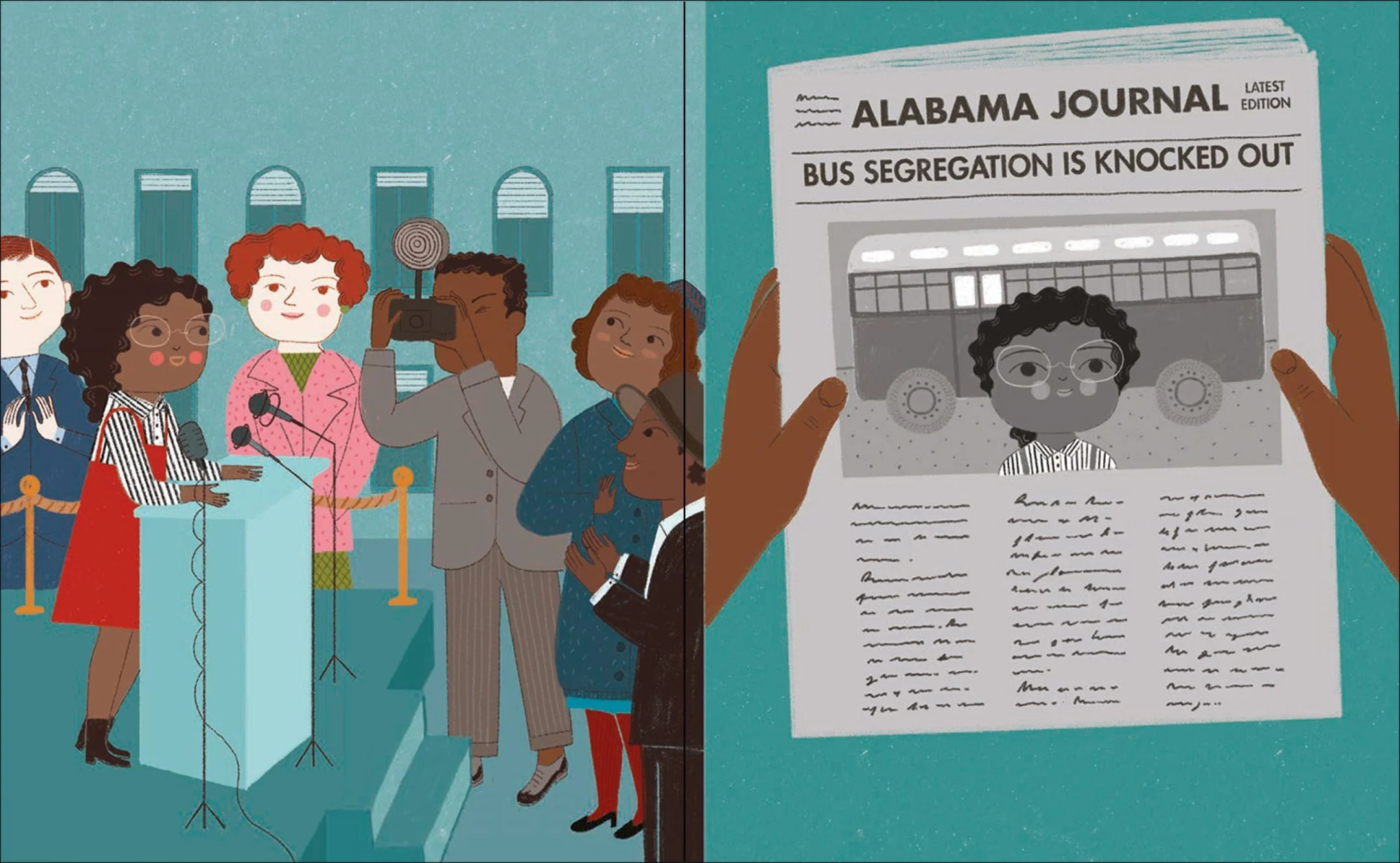 Little People, Big Dreams. Mini. auf Deutsch: Rosa Parks - Pappbilderbuch - Image 2