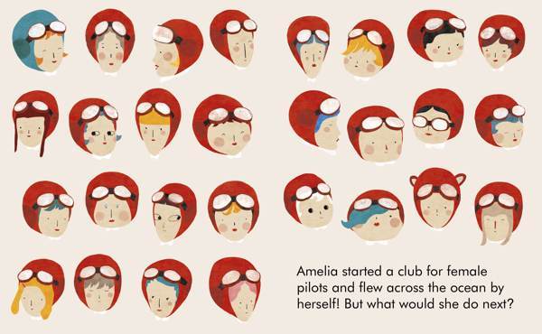 Little People, Big Dreams. Mini. auf Englisch: Amelia Earhart - Pappbilderbuch - Image 4