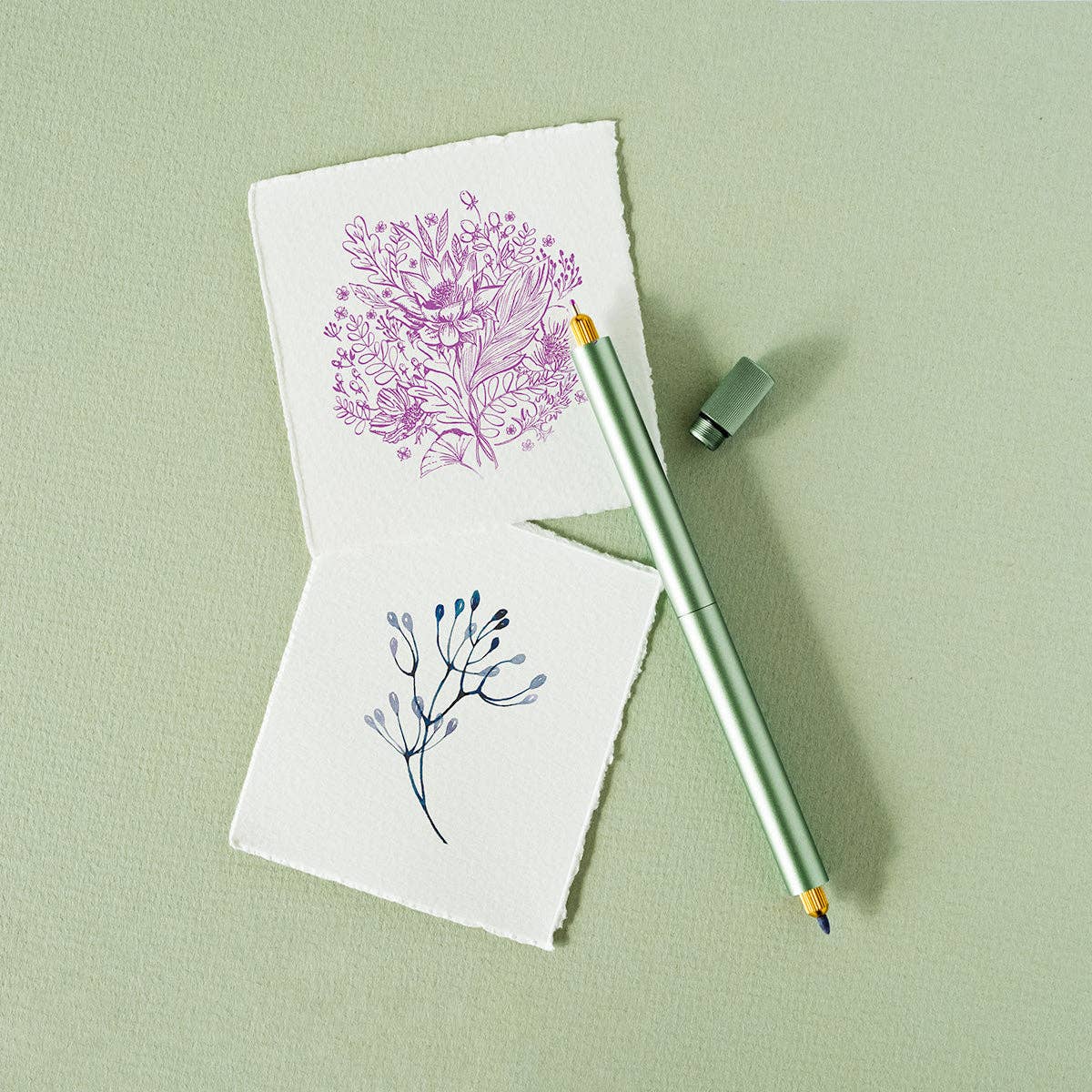 Lumos Pro - Refillable Multi-Tip Pen: Midnight / Duo Tip - Image 16