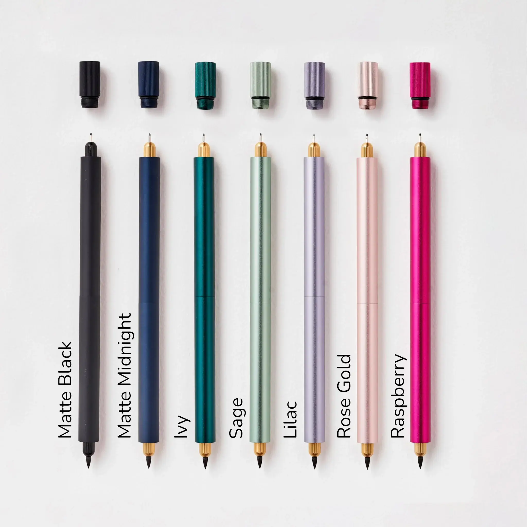 Lumos Pro - Refillable Multi-Tip Pen: Midnight / Duo Tip - Image 2