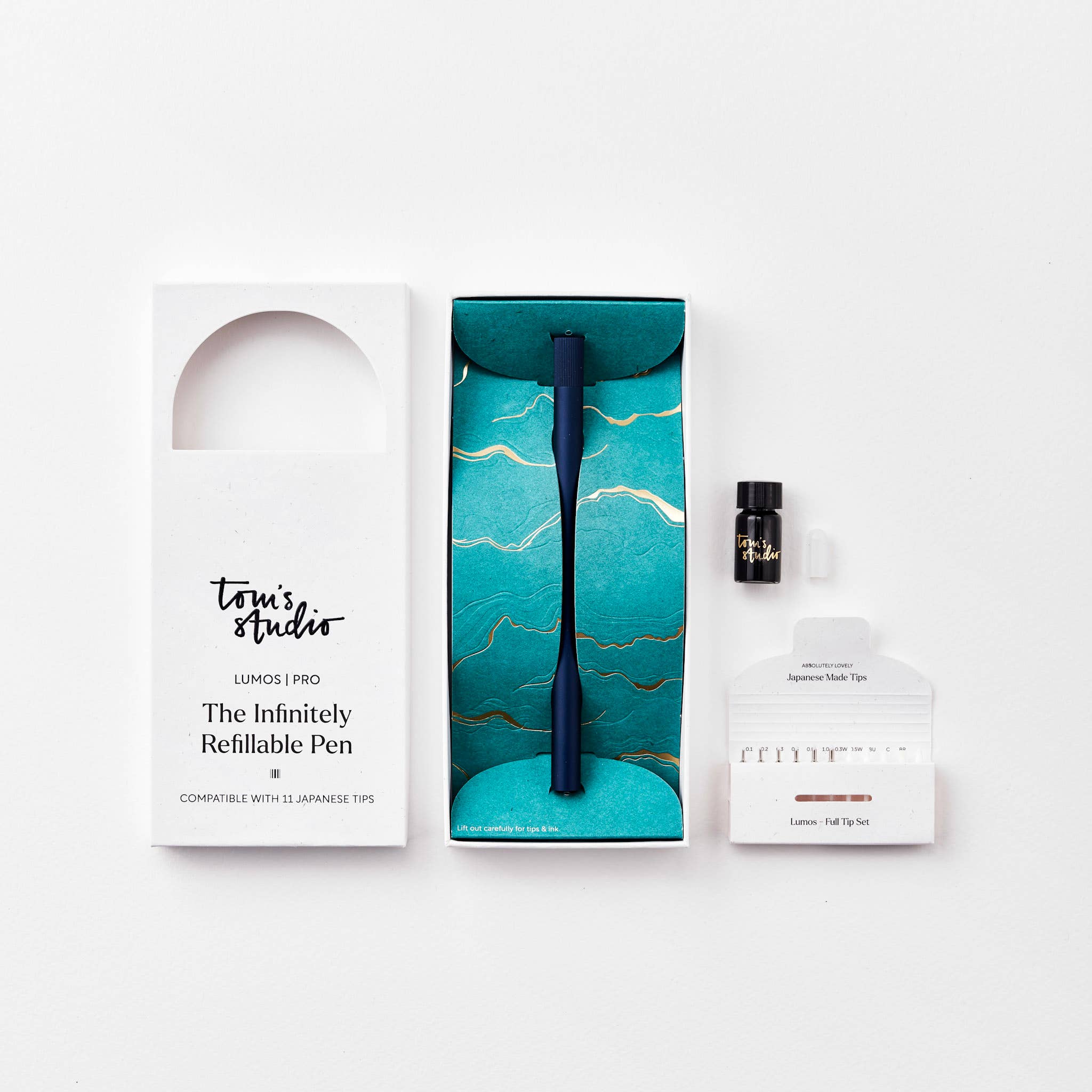 Lumos Pro - Refillable Multi-Tip Pen: Sage / Duo Tip - Image 10