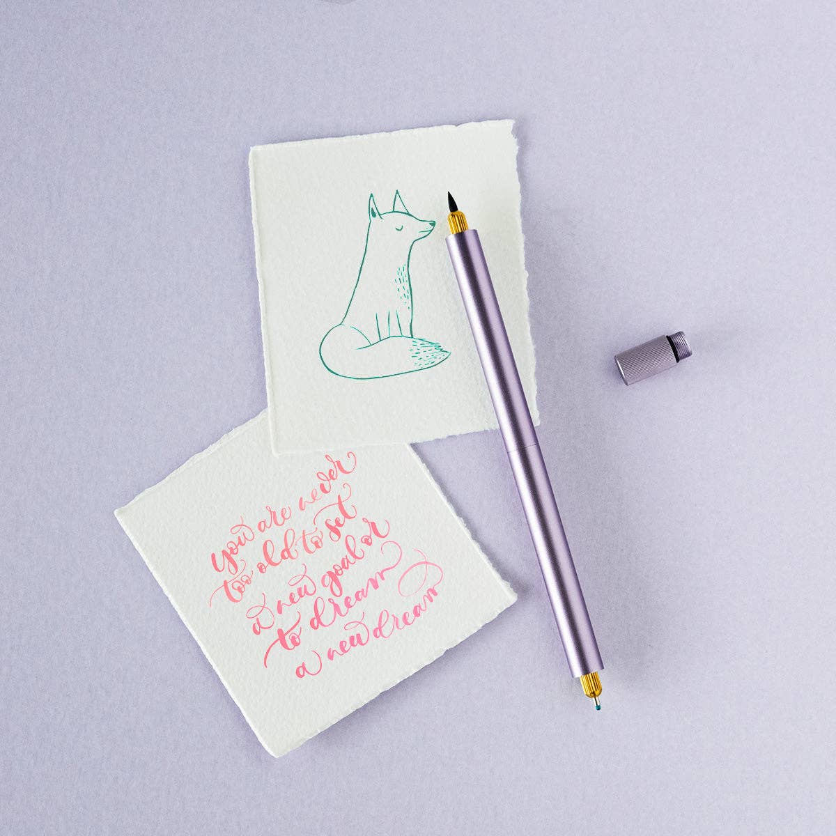 Lumos Pro - Refillable Multi-Tip Pen: Sage / Duo Tip - Image 11