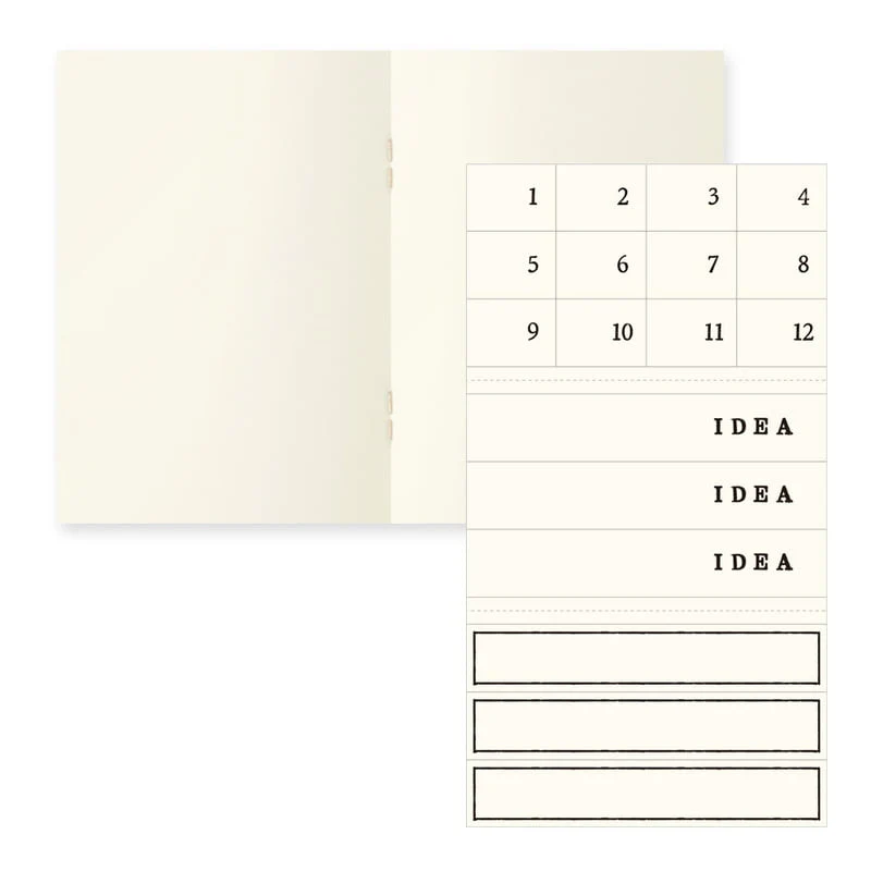 Notizheft DIN A7 | MD Notebook Light Blank (blanko) – 3er Pack - Image 3