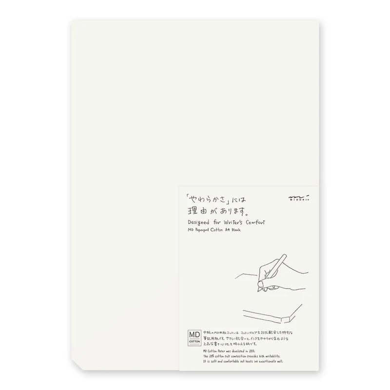 MD Paper Pad Cotton A4 Blank