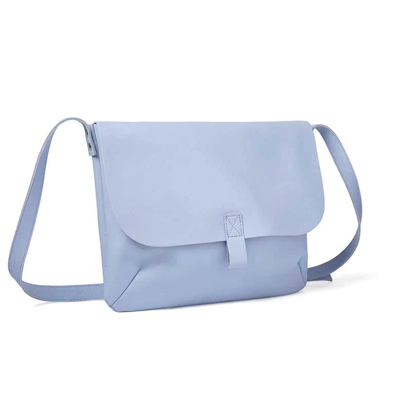 Messenger Bag aus Leder lavender "Back Yard" - Image 4