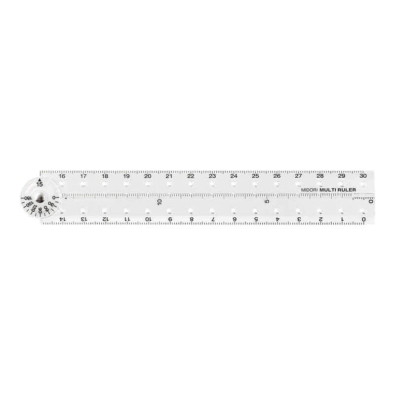 Midori 30 cm Multi Ruler | Klapplineal