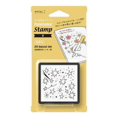Midori pre-inked Stamp - Sterne - Stempel zum Kolorieren - Image 3