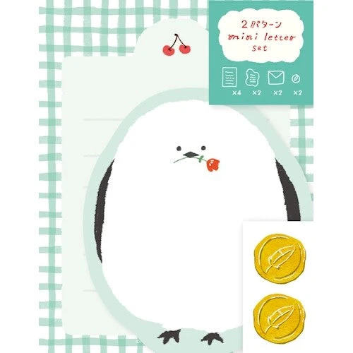 Mini- Letter- Fluffy Bird - Vögelchen mit Tulpe im Schnabel
