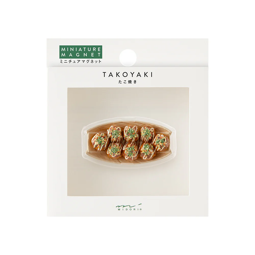 Miniatur Magnet Takoyaki