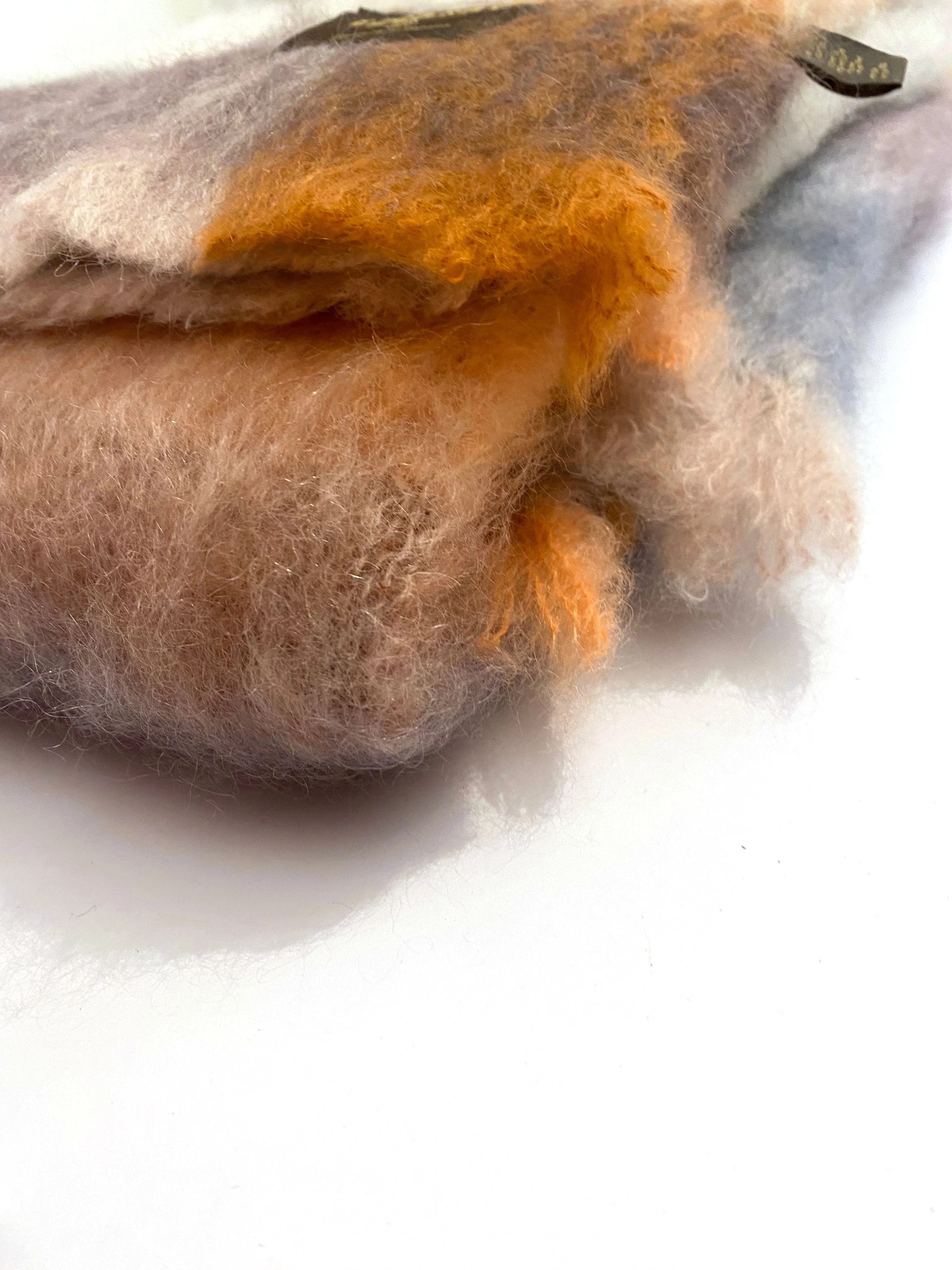 Mohair Decke ROZCO 130 x 200cm in Erd- und Eisfarben - Image 8