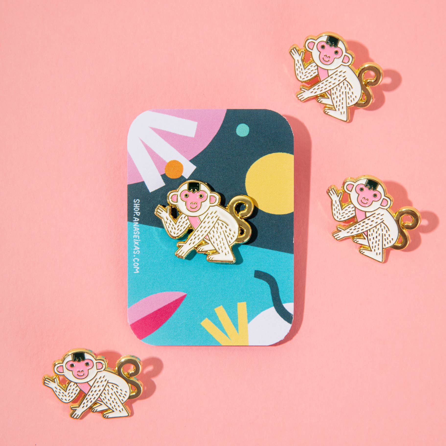 Anstecknadel Pin | Affe - Image 3