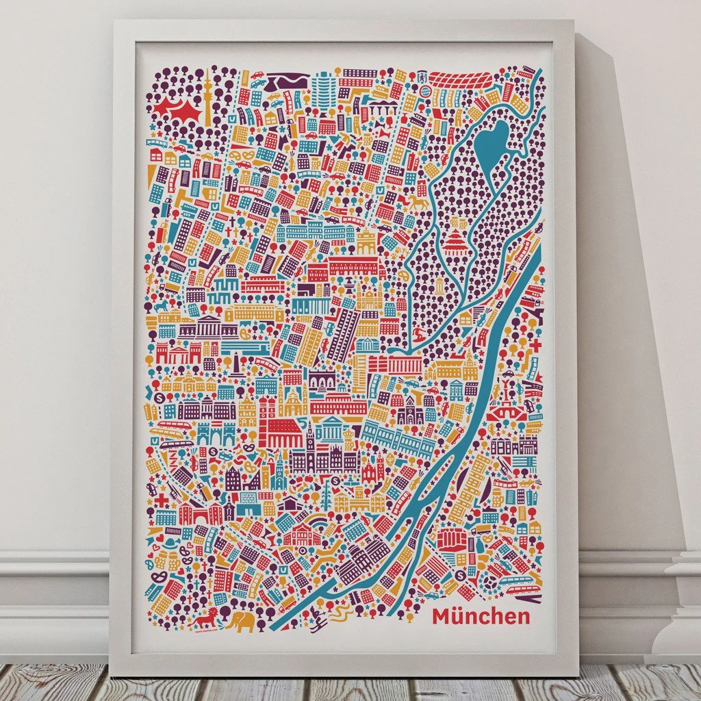 München Stadtplan - Poster - Image 3