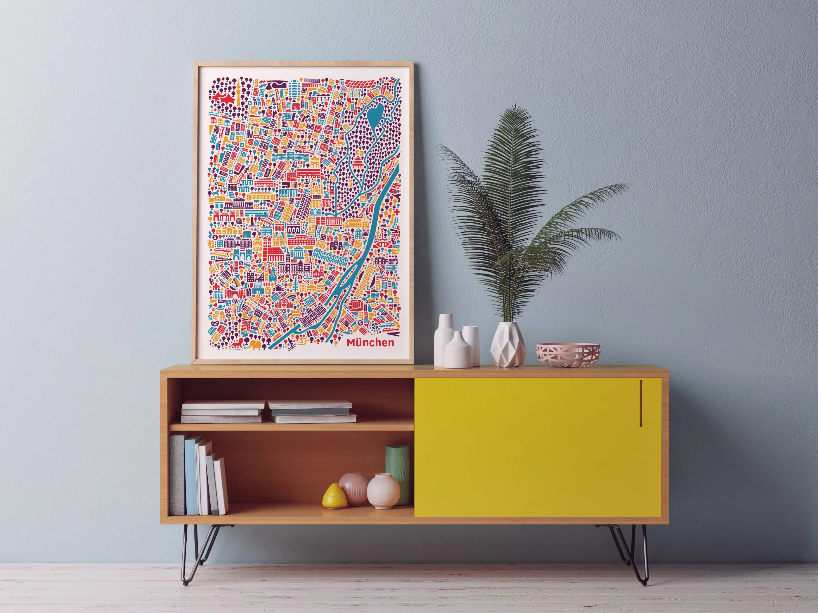 München Stadtplan - Poster - Image 5