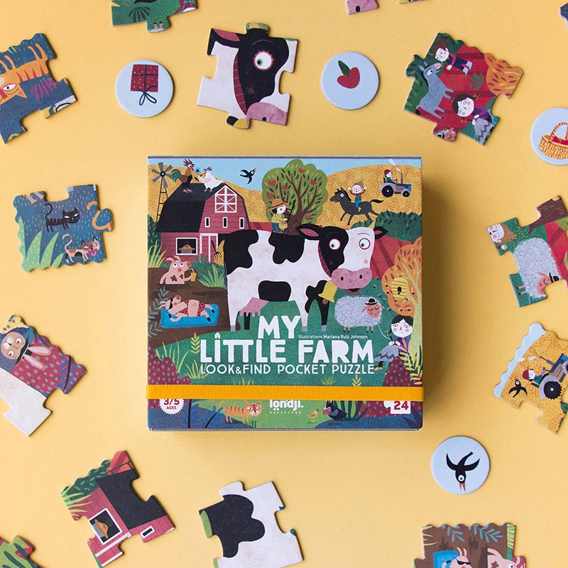 My Little Farm - Puzzle mit 24 Teilen - Pocket puzzle
