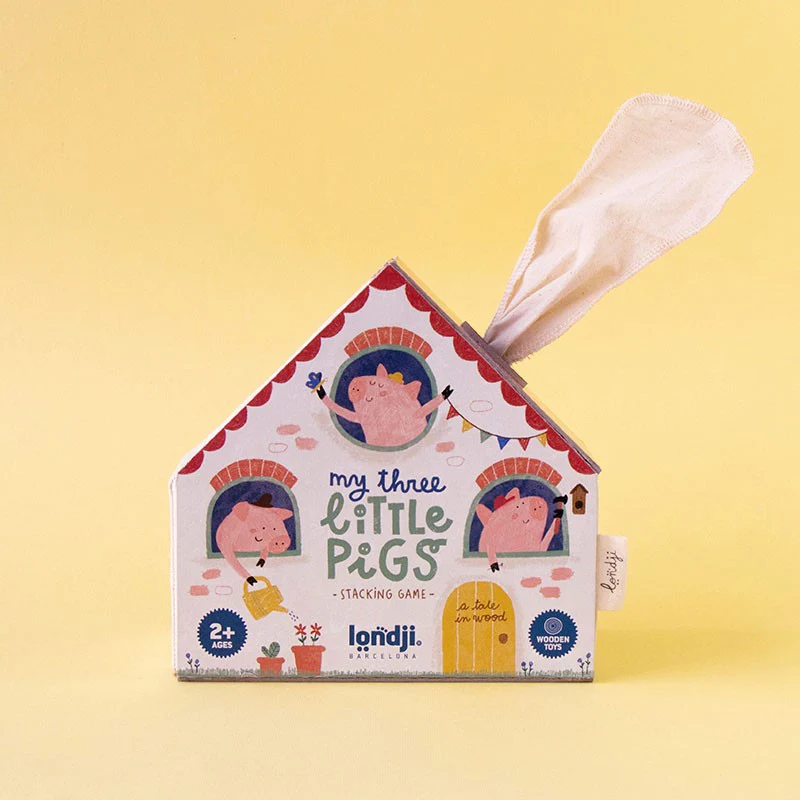 MY THREE LITTLE PIGS - Drei kleine Schweinchen - Spiel ab 2 Jahre
