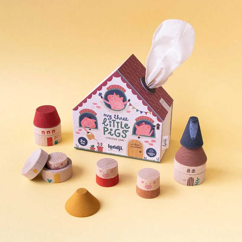 MY THREE LITTLE PIGS - Drei kleine Schweinchen - Spiel ab 2 Jahre - Image 2