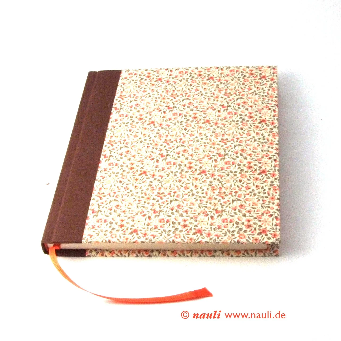 Poesiealbum Country apricot braunes Blümchenmeer
