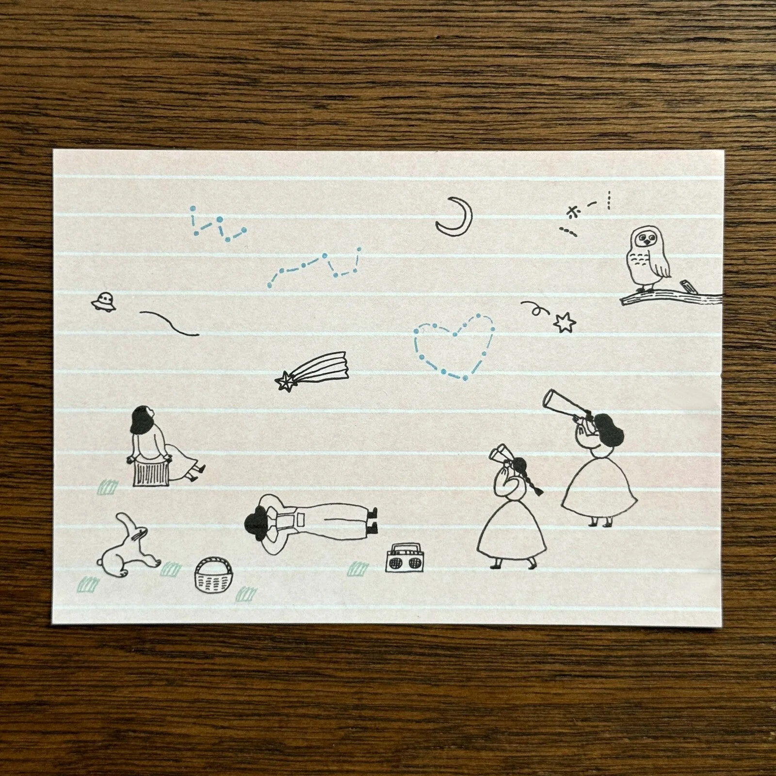 necktie × mizushima JIZAI Clear Stamp BOX Motif set Searching for Stars - Image 2