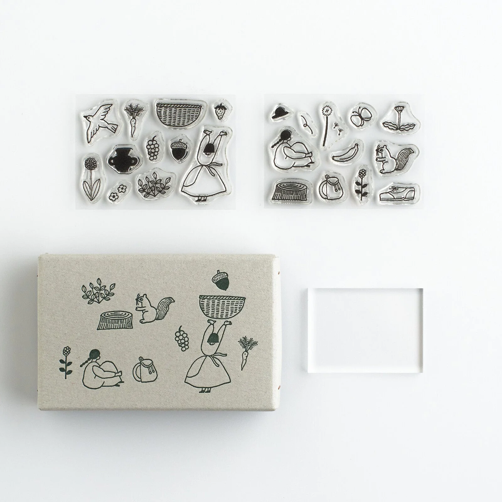 necktie x mizushima JIZAI Clear Stamp SANPOMICHI