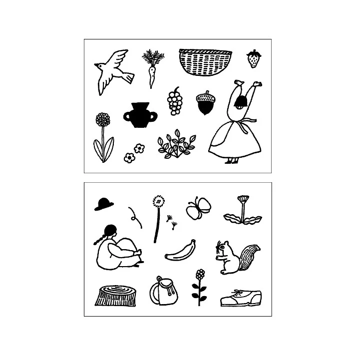 necktie x mizushima JIZAI Clear Stamp SANPOMICHI - Image 5
