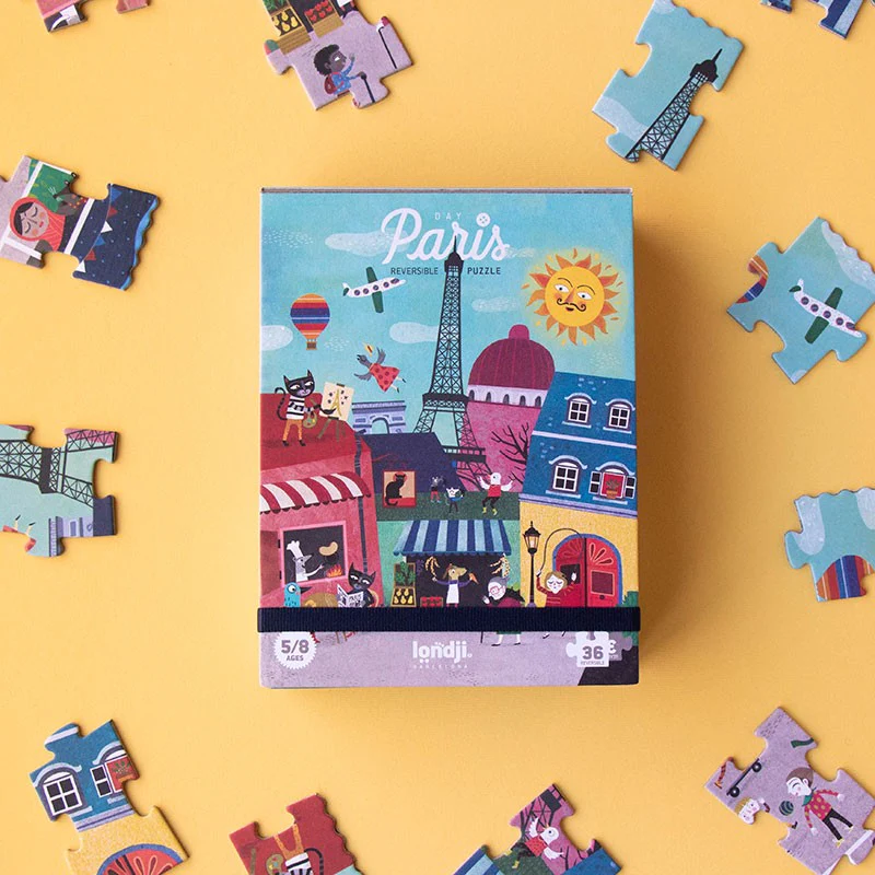 Night and day in Paris - Puzzle
