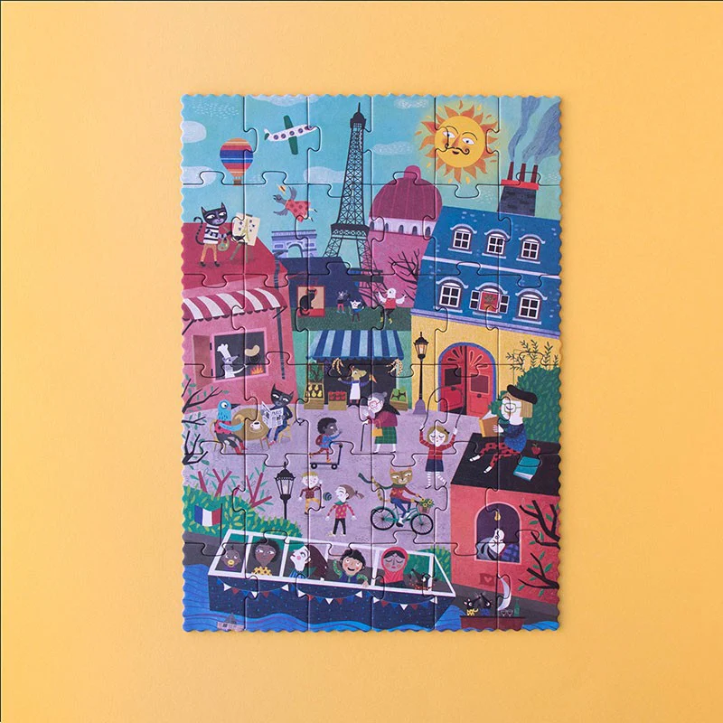 Night and day in Paris - Puzzle - Image 2