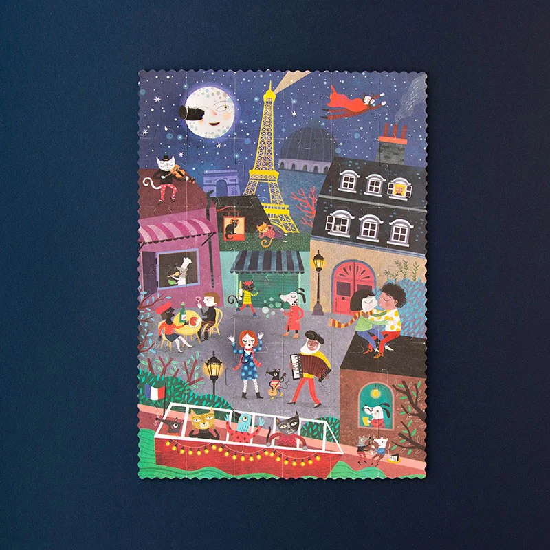 Night and day in Paris - Puzzle - Image 3