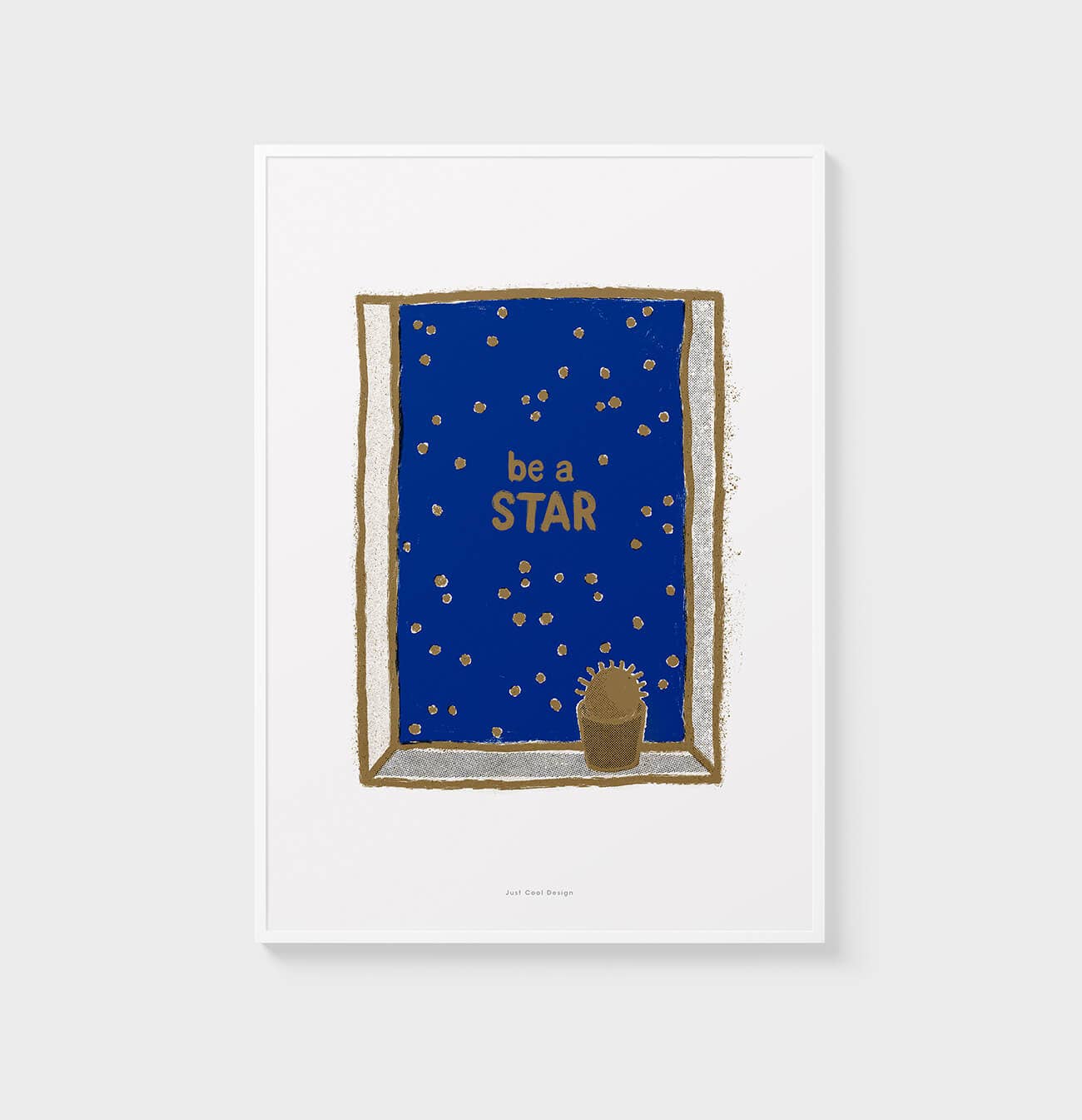 Be a Star | Sternenhimmel | Kunstdruck DIN A5