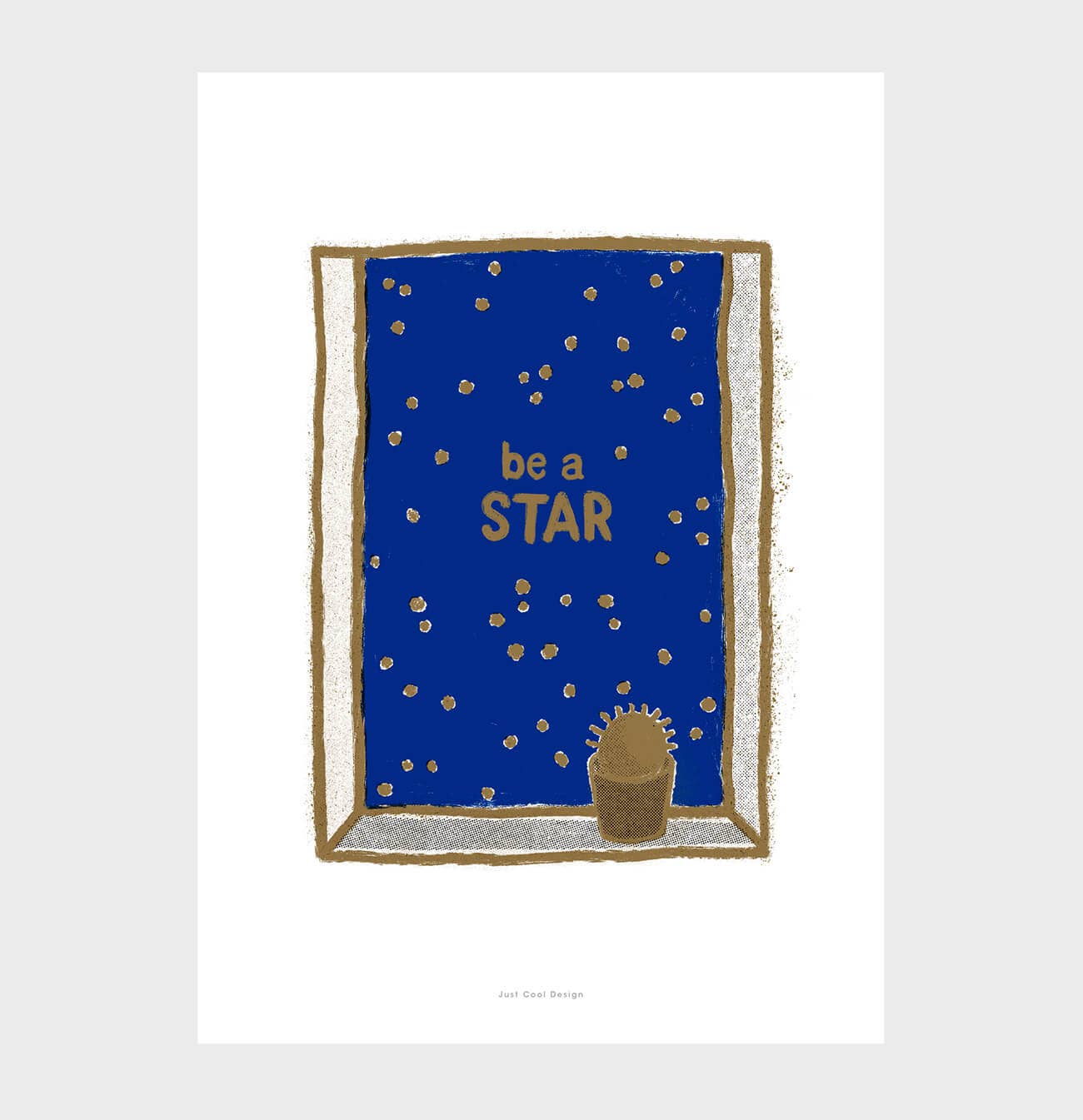 Be a Star | Sternenhimmel | Kunstdruck DIN A5 - Image 3