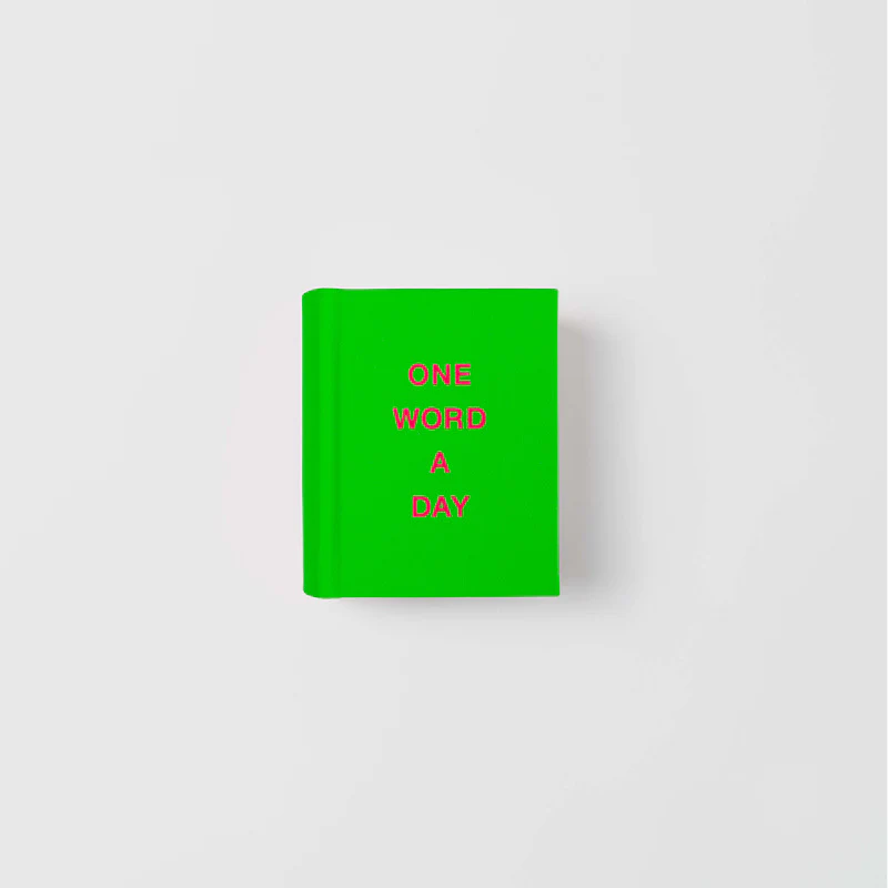 Minibuch One Word a Day – Neon Green