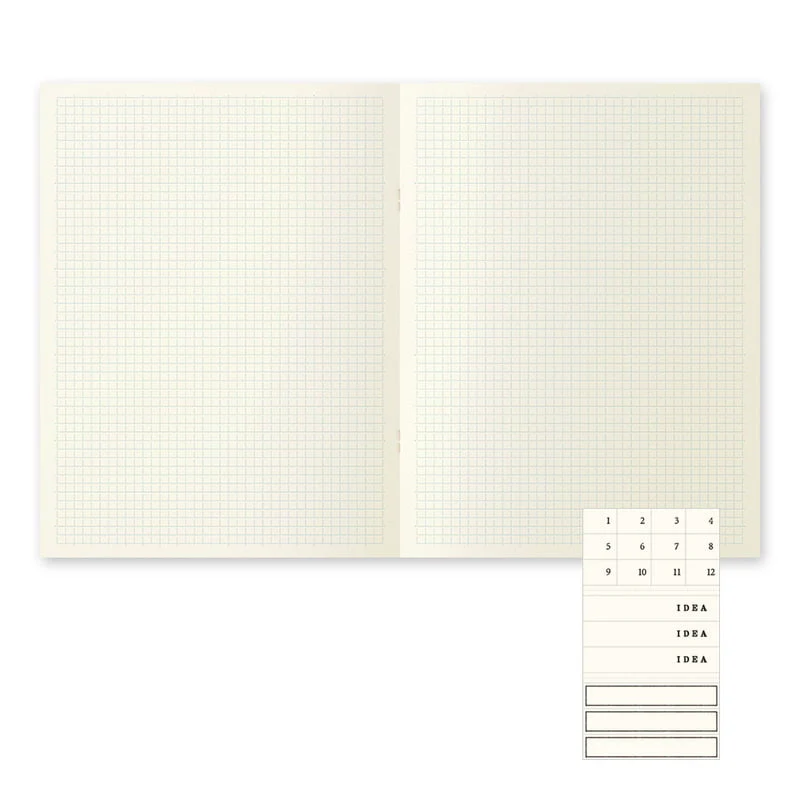 Notizheft DIN A4 | MD Notebook Light Gridded  (kariert) – 3er Pack - Image 3