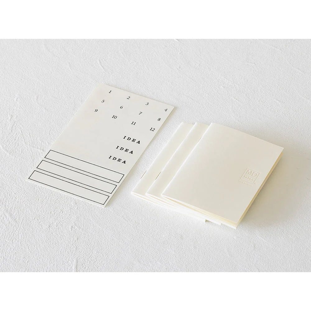 Notizheft DIN A7 | MD Notebook Light Gridded  (kariert) – 3er Pack - Image 4