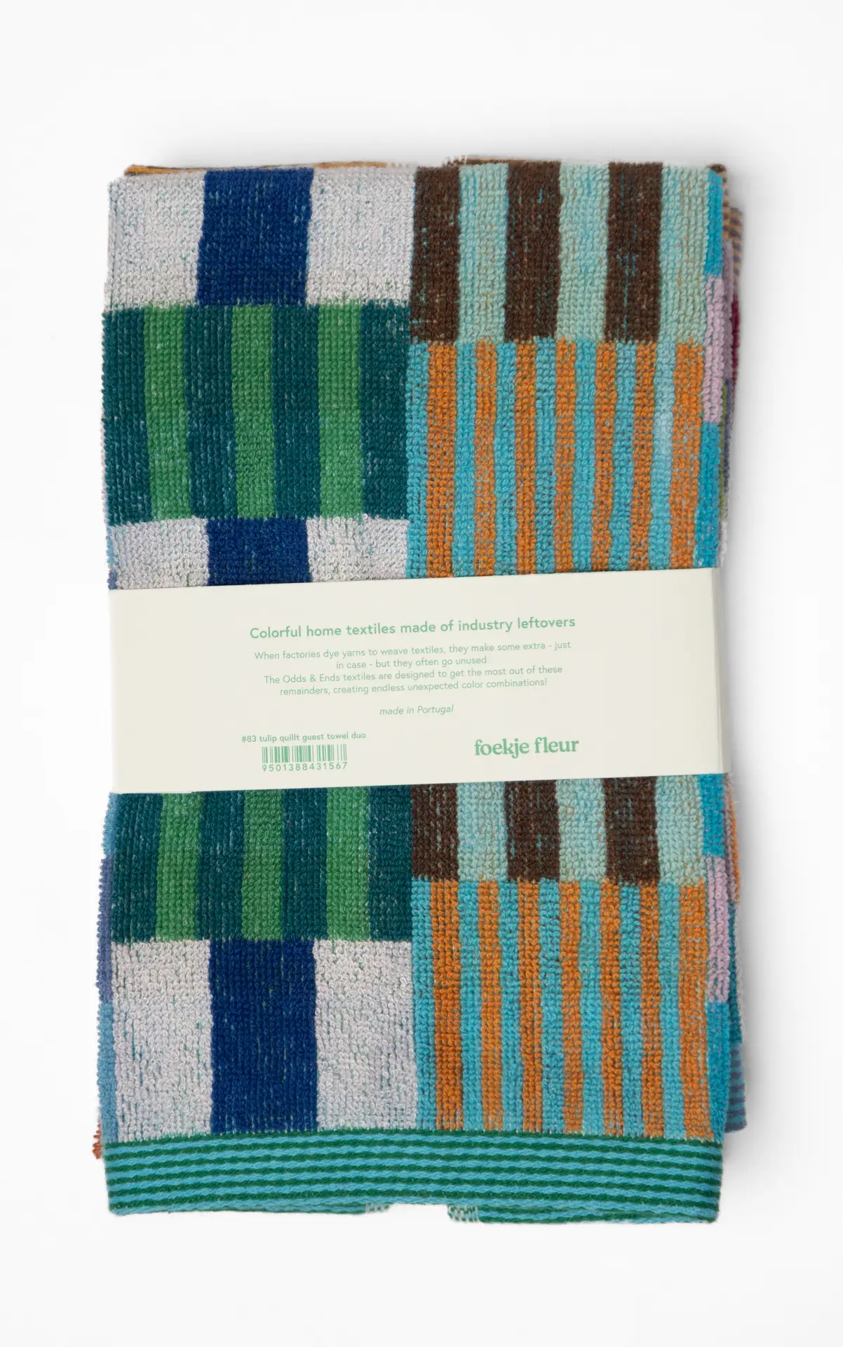 Gästehandtuch Duo #83 Tulip Quilt – 2er Set - Image 8