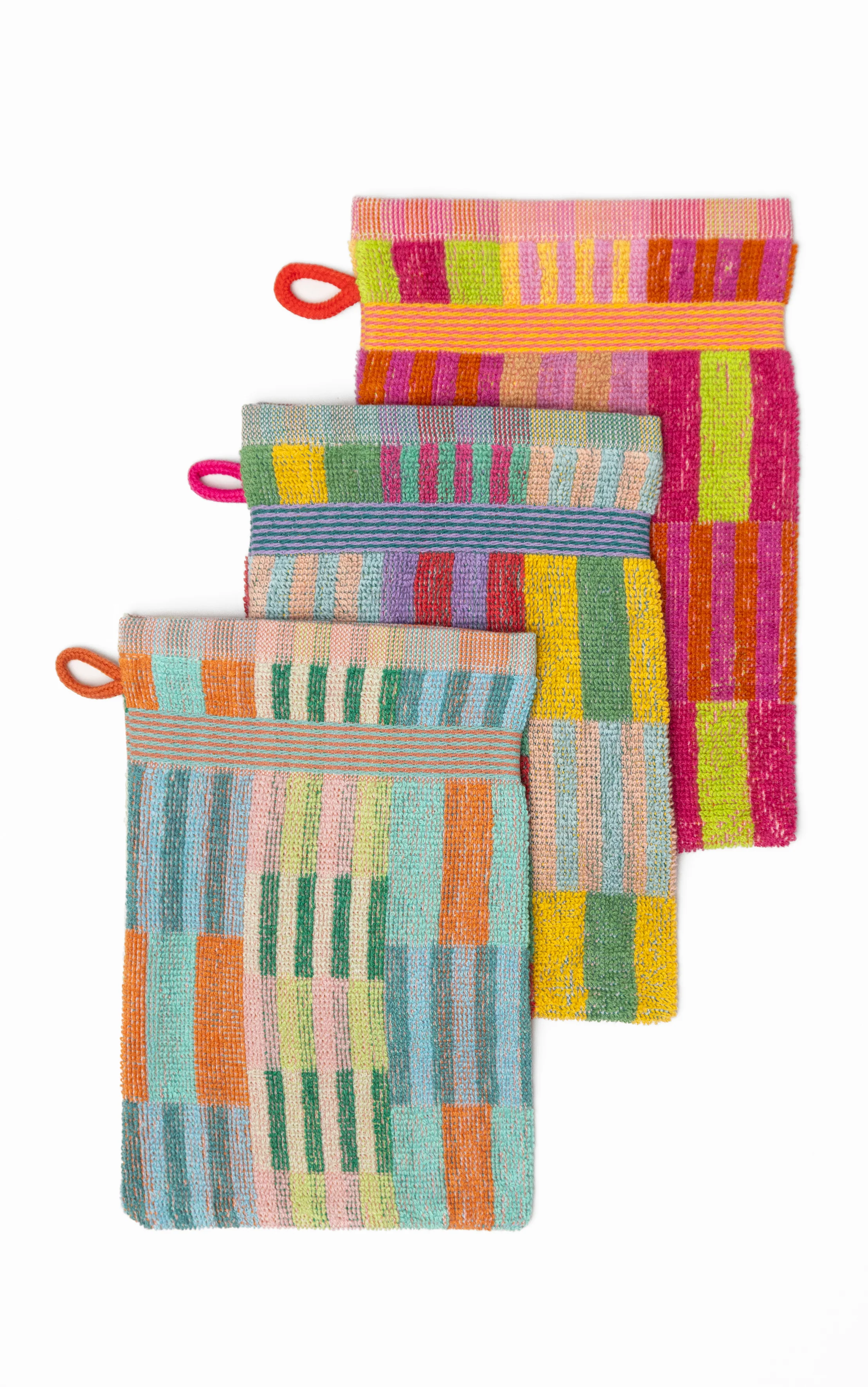 Waschlappen Trio #99 Tulip Quilt – 3er Pack