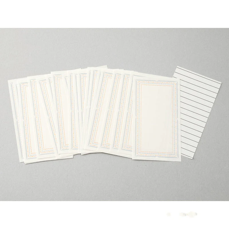 One Stroke Letter Paper - blau - rot - Image 4