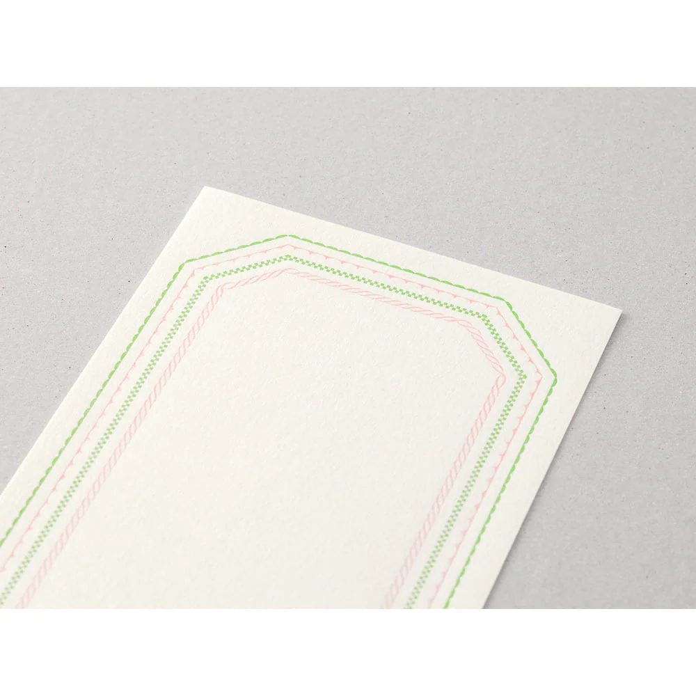 One Stroke Letterpress Frame Pattern - grün - Image 3