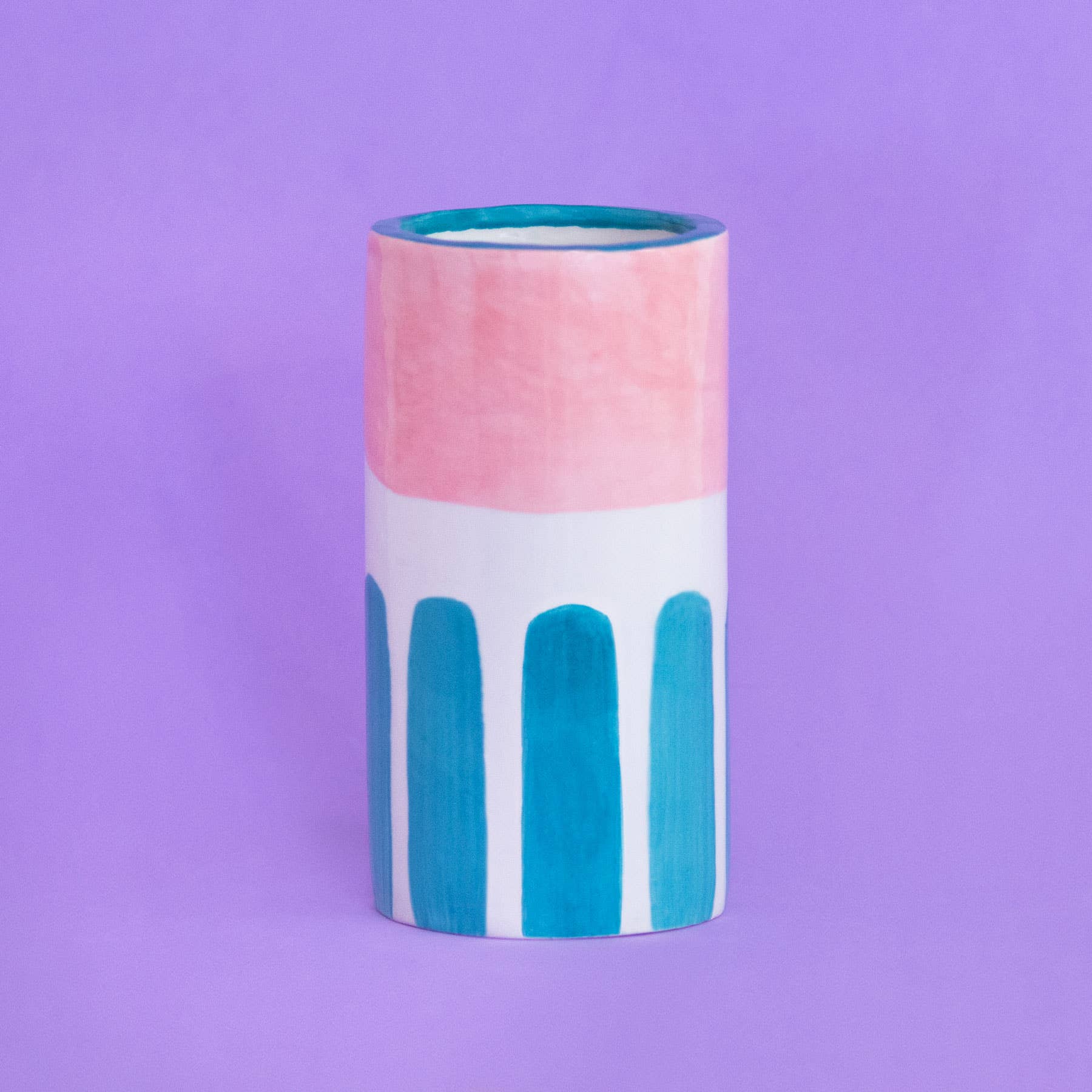Vase | Ordnungshelfer Mädchen mit türkisen Streifen - Image 4
