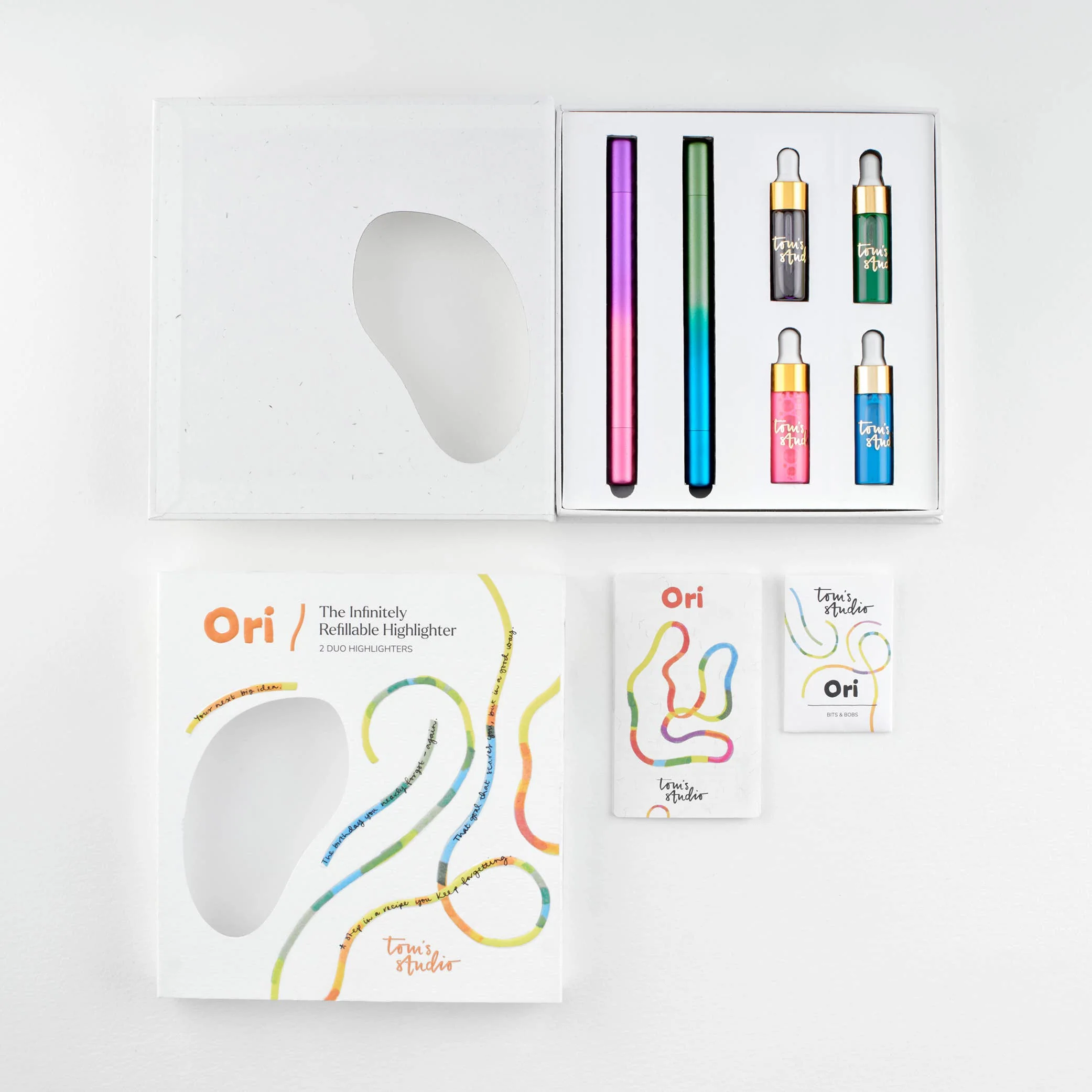 Ori Textmarker 2-er Set | Pink / Purple + Orange / Yellow - Image 11