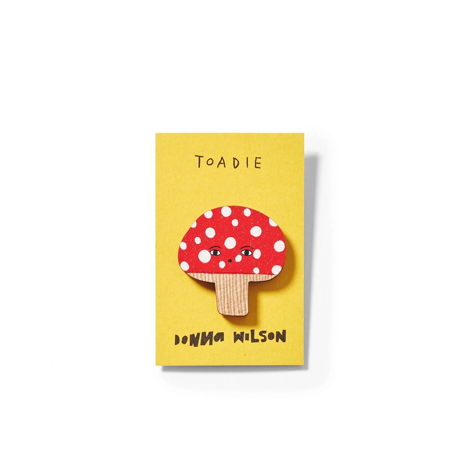 Pin Badge aus Holz | Pilz