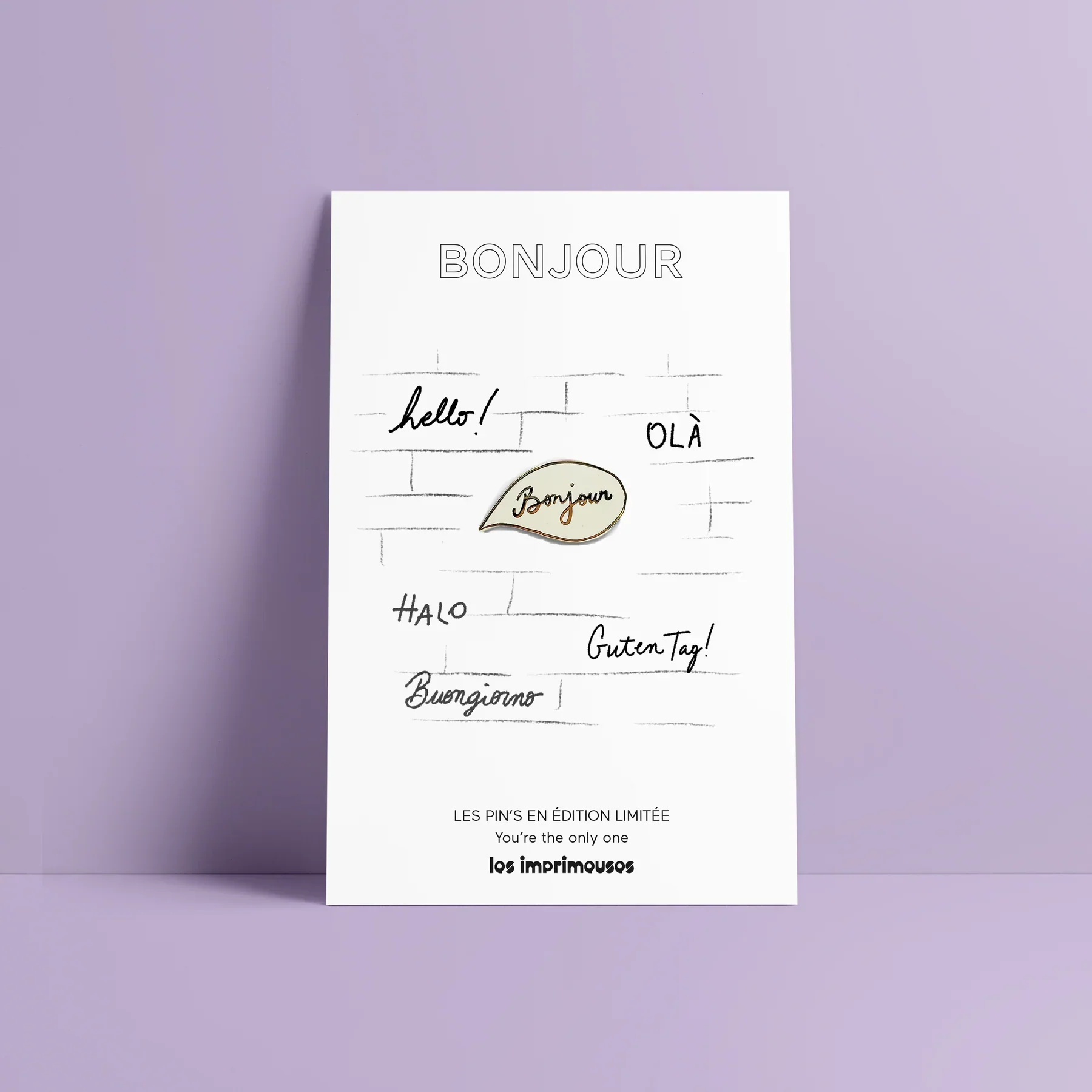 Pin | Bonjour
