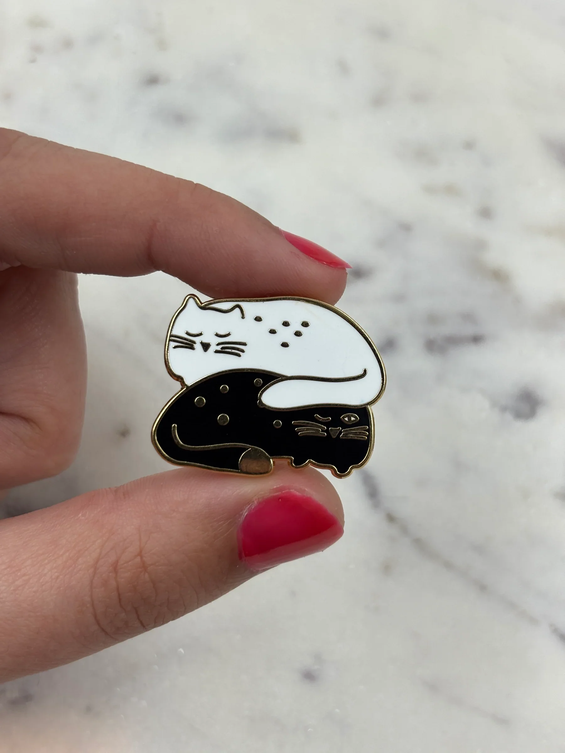 Pin | Chat noir chat blanc - À deux c'est mieux - Image 2