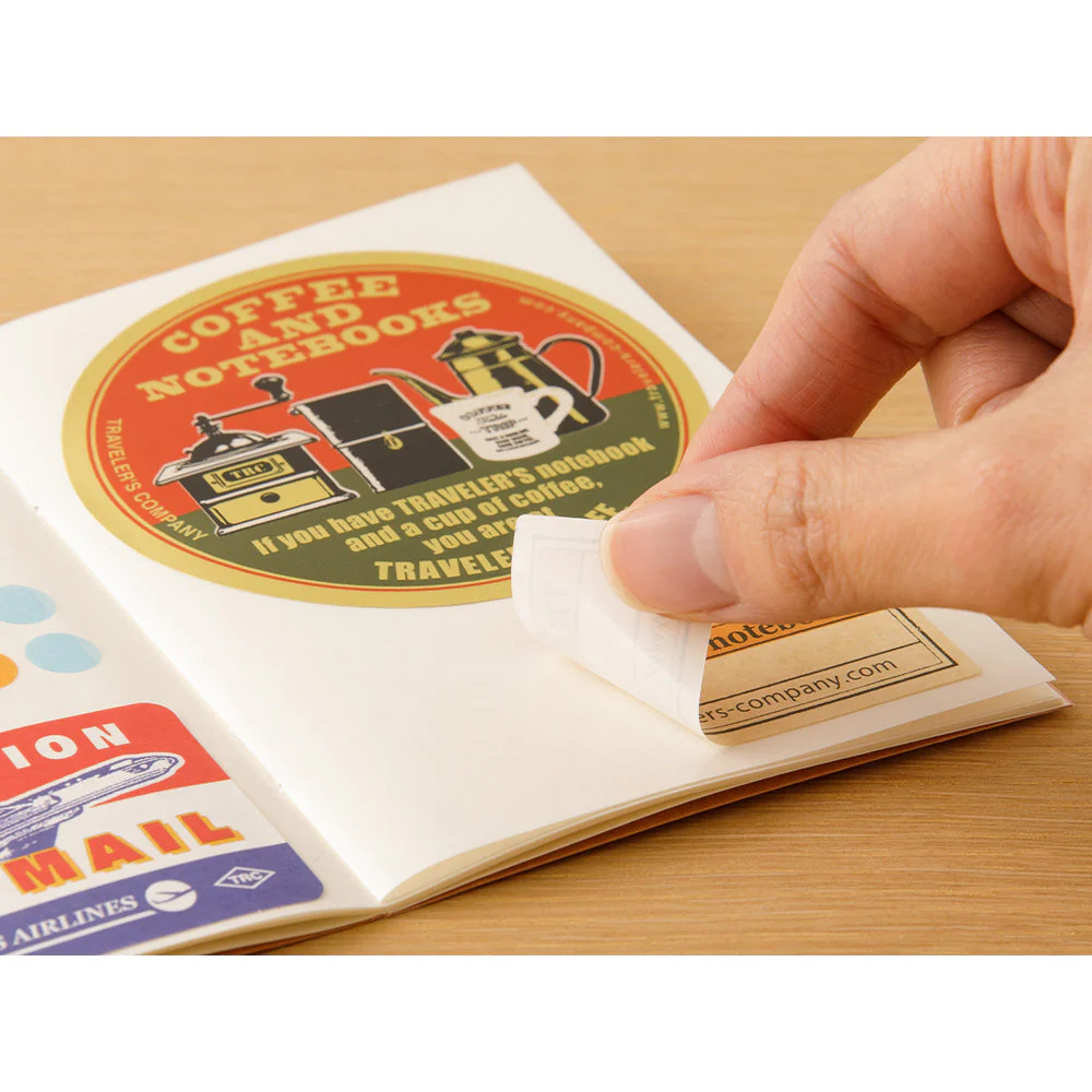 TRAVELER'S notebook Paper Refill 017 passport size - Sticker Release Paper - Image 4